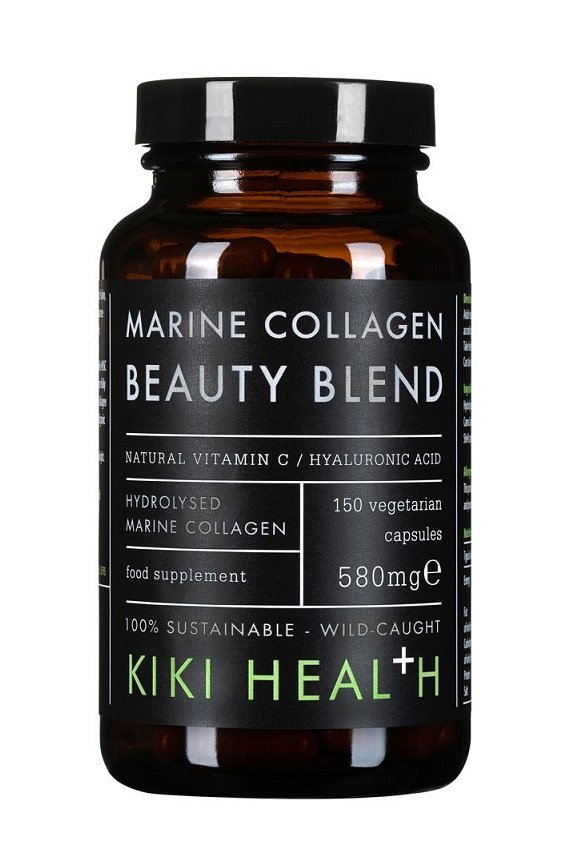 KIKI Health Marine Collagen Beauty Blend, 580mg - 150 kapsulių, maisto papildas odos, plaukų ir nagų grožiui
