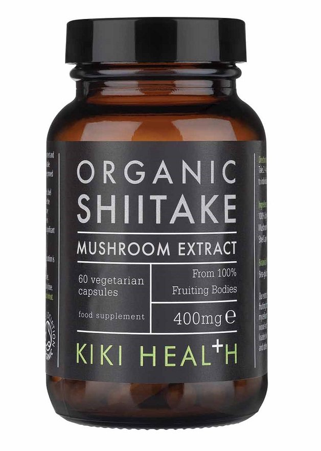 KIKI Health Shiitake ekstraktas, 400mg, maisto papildas