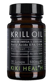 KIKI Health Krill Oil, 590mg - 30 Licaps maisto papildas