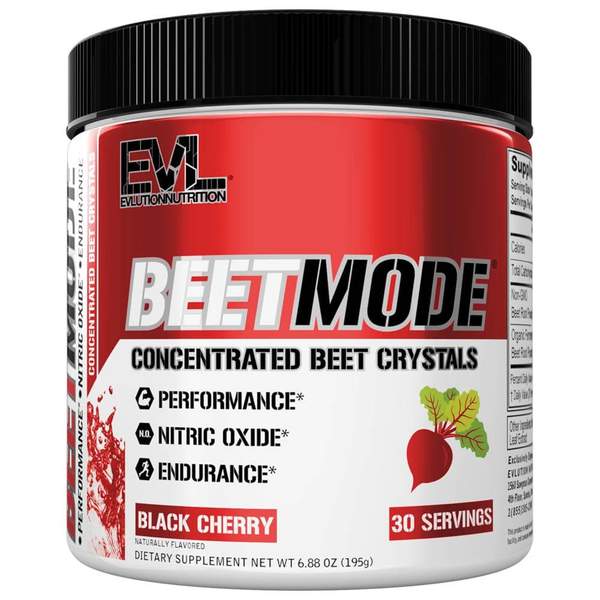 EVLution Nutrition BeetMode, Black Cherry - 195g maisto papildas