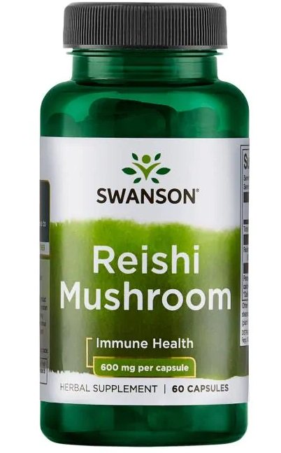 Swanson Reishi Mushroom kapsulės sveikatai