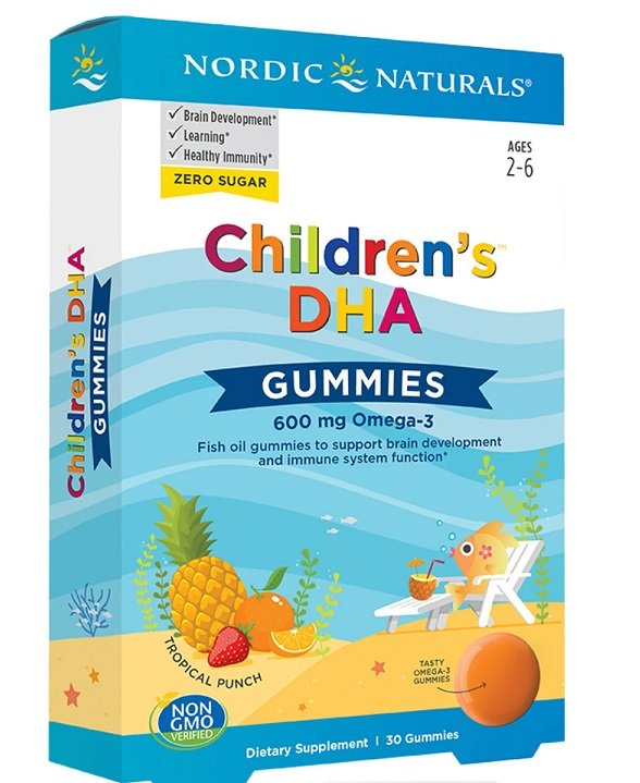 Vaikų DHA guminukai, 600mg, sveikata