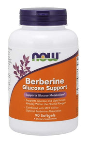 Now Foods Berberine Glucose Support – 90 kapslit