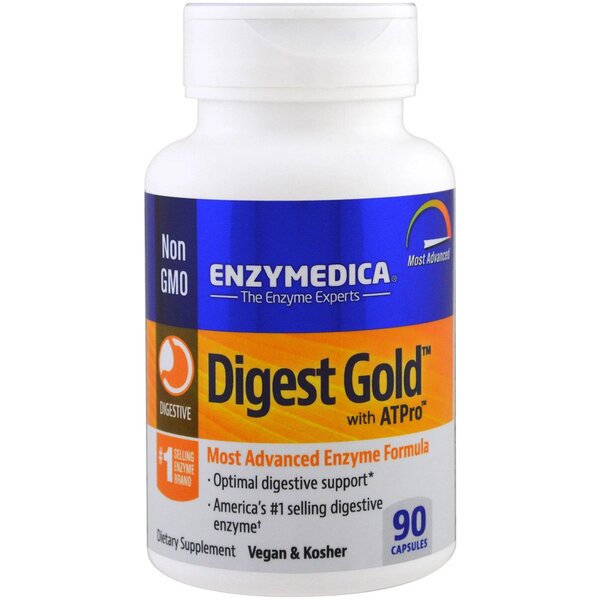 Enzymedica Digest Gold koos ATPro-ga - 90 kapslit