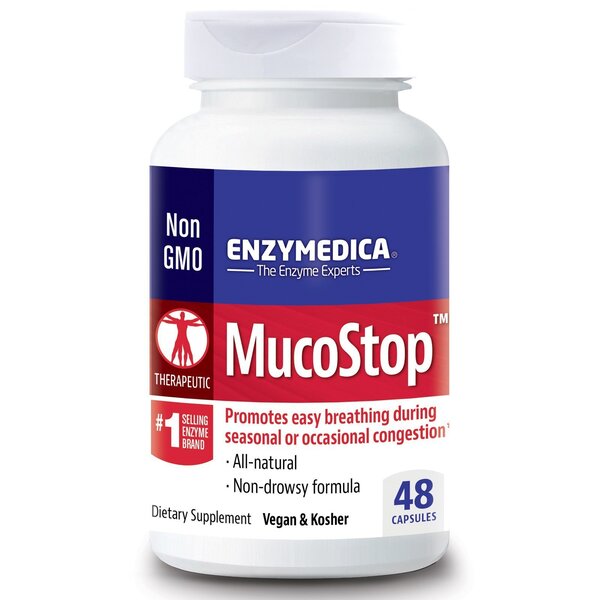 Enzymedica MucoStop kapsulės sveikatos papildas