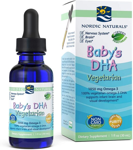 Nordic Naturals beebi DHA taimetoitlastele, 1050 mg - 30 ml.