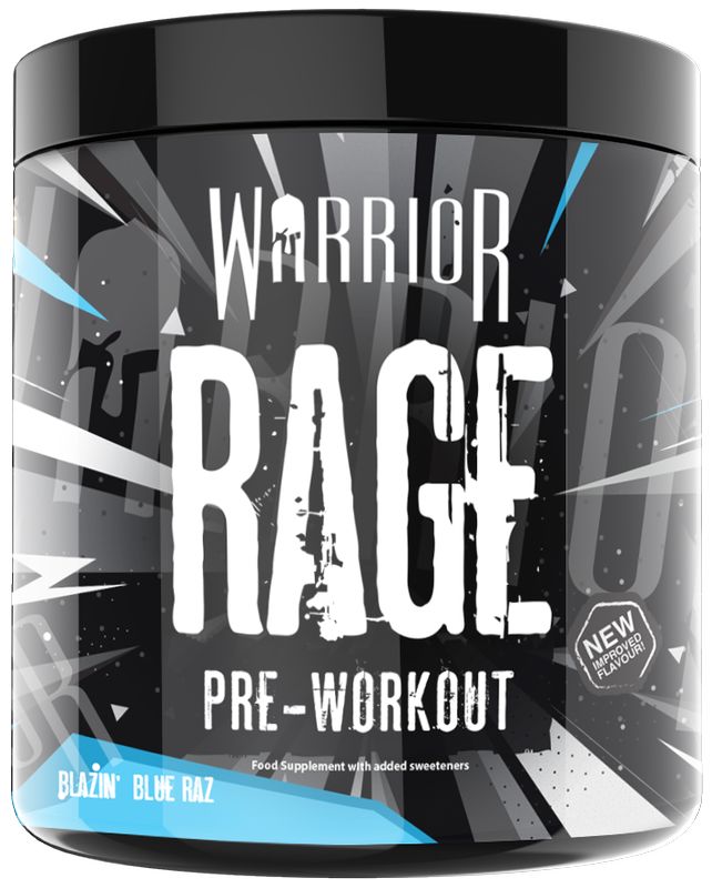 Warrior Rage, Blazin' Berry - 392 g, sporto papildas