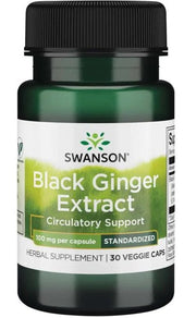 Swanson juodasis imbiero ekstraktas, 100mg, 30 kapsulių