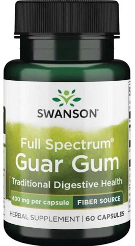 Swanson Guar Gum kapsulės, sveikatos papildas