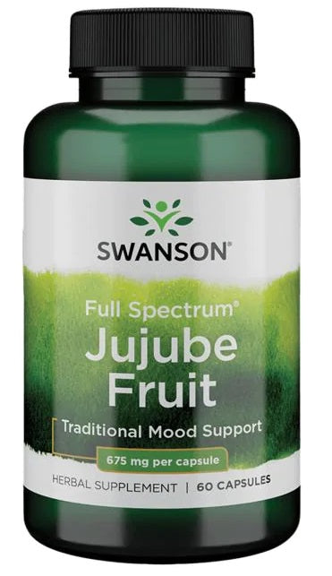 Swanson Jujube vaisių maisto papildas, kapsulės