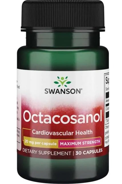 Swanson Octacosanol kapsulės sveikatai