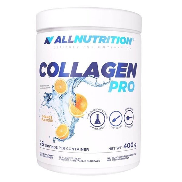 Allnutrition Collagen Pro, Orange - 400 g maisto papildas