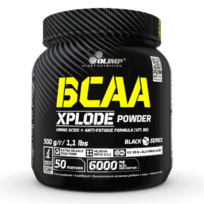 Olimp Nutrition BCAA Xplode, Ice Tea Peach - 500 g, amino rūgštys, sporto papildas
