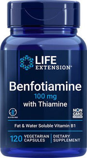 Maisto papildas Benfotiamine 100mg, 120 kapsulių
