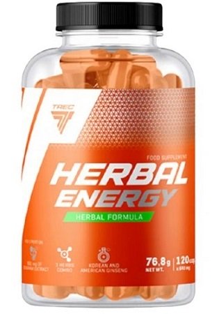 Trec Nutrition Herbal Energy kapsulės, maisto papildas sportui