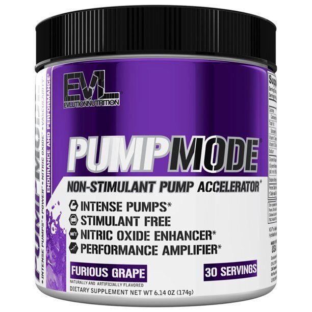 EVLution Nutrition PumpMode milteliai, Furious Grape, sporto papildas