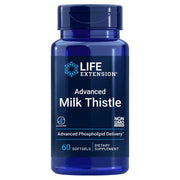 Life Extension Advanced Milk Thistle maisto papildas, 60 kapsulių, sveikatai ir kepenų funkcijai