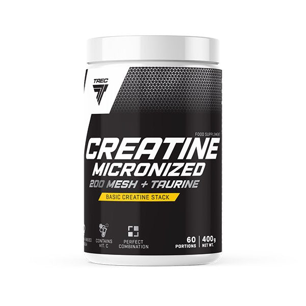 Kreatino papildas Trec Nutrition Creatine Micronized 200 Mesh + Taurine, 400 g