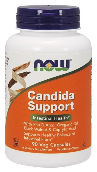 NOW Foods Candida tugi - 90 kapslit