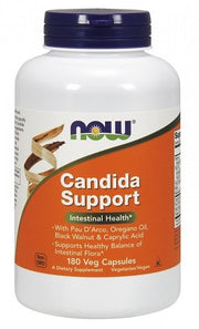 NOW Foods Candida tugi - 180 kapslit