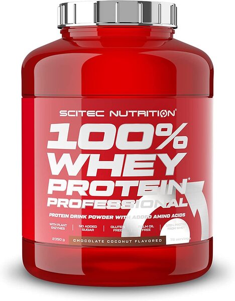 SciTec 100% Whey Protein Professional, Chocolate Coconut - 2350 g maisto papildas