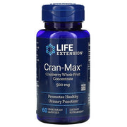 Life Extension Cran-Max cranberry vaisių koncentratas, 500mg, 60 kapsulių