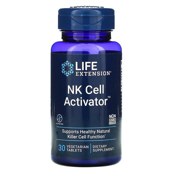 Life Extension NK Cell Activator tablečių butelis