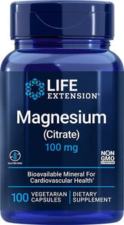 Maisto papildas Magnis Citrate, 100 mg, 100 kapsulių