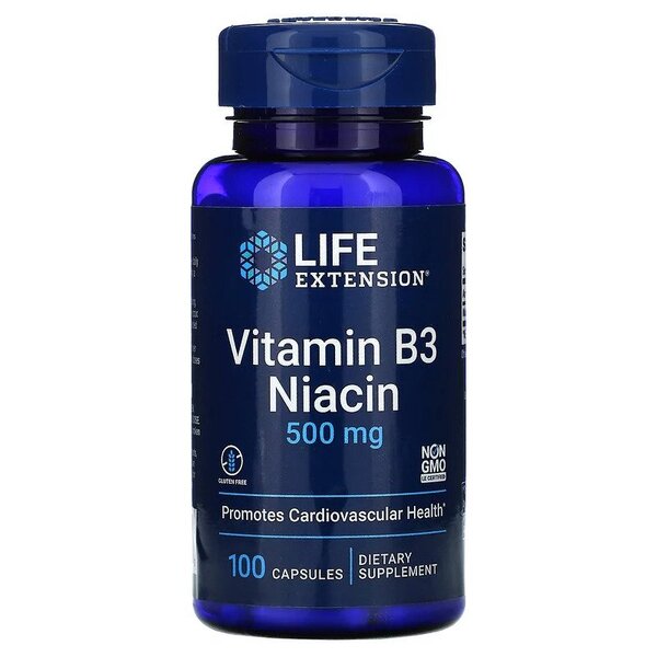 Vitaminas B3 Niacinas kapsulės