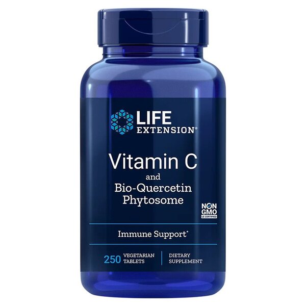 Vitaminas C ir bio-Quercetin Phytosome, 250 tablečių