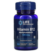 Vitaminas B12 Methylcobalamin, 500mcg, vegetariški lozenges
