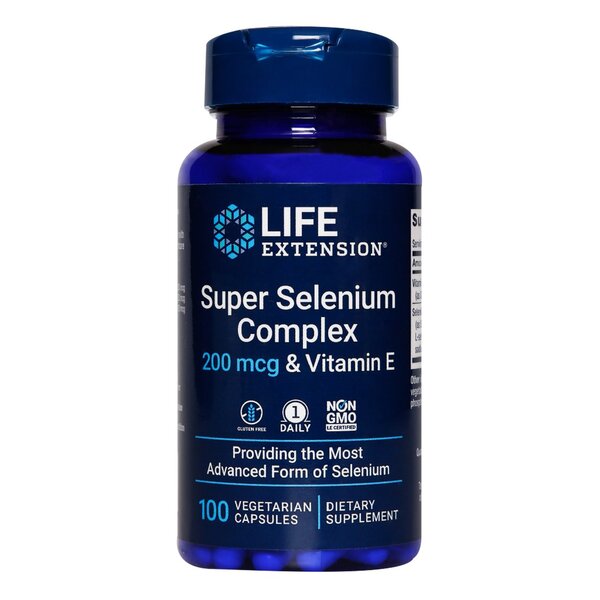 Maisto papildas Super Seleno kompleksas ir vitaminas E, 100 kapsulių