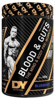 Dorian Yates Blood and Guts, Blueberry - 380 g, sporto papildas