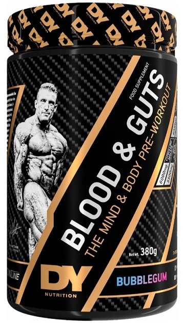 Dorian Yates Blood and Guts, Bubble Gum - 380 g maisto papildas