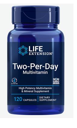 Maisto papildo Life Extension Two-Per-Day, Multivitamin - 120 kapsulių