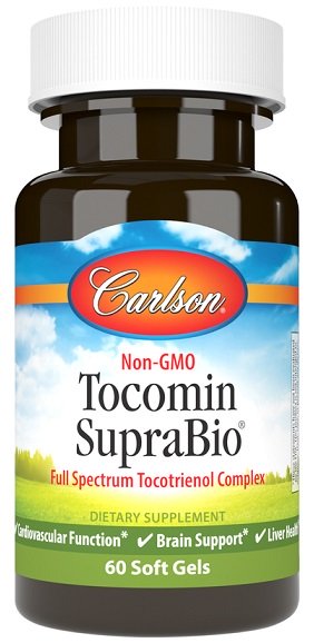Carlson Labs Tocomin SupraBio - 60 kapsulių, maisto papildas, vitaminai ir mineralai