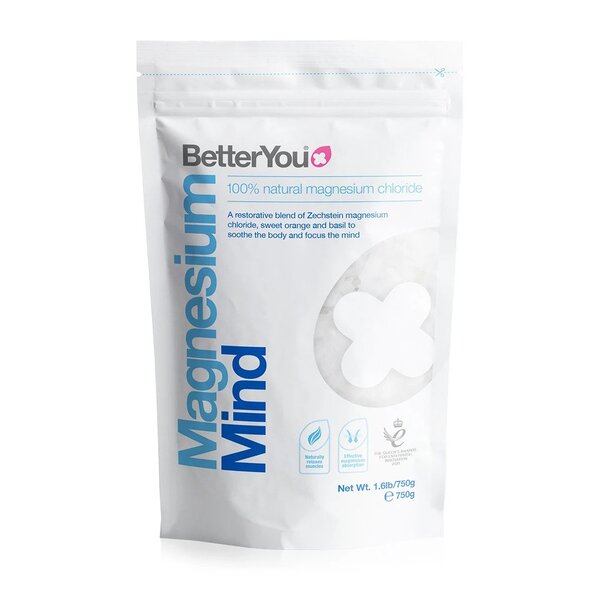 BetterYou Magnisium Flakes Mind - 750g, mineralų papildas