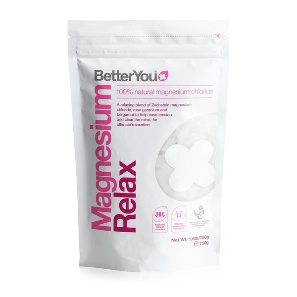 BetterYou Magnesium Flakes Relax - 750 gramų magnezo dribsniai