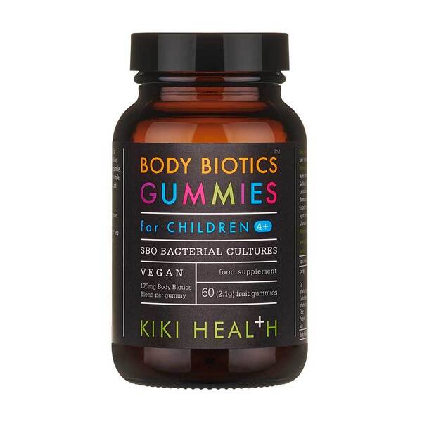 KIKI Health Body Biotics Gummies vaikams, 175mg, 60 guminukai