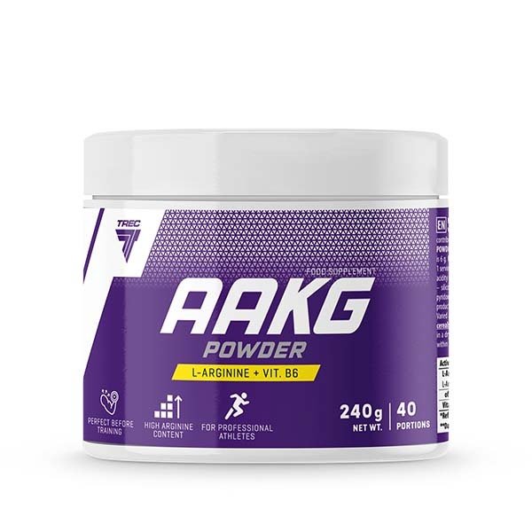 Trec Nutrition AAKG Powder, Lemon - 240 g energijos papildas sportui