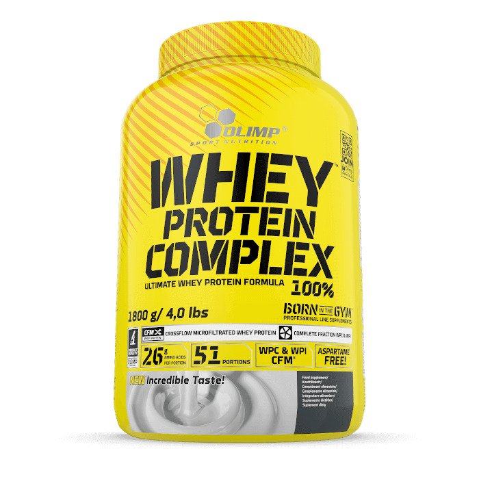 Olimp Nutrition Whey Protein Complex 100%, Double Chocolate, 1800 g, sporto papildas