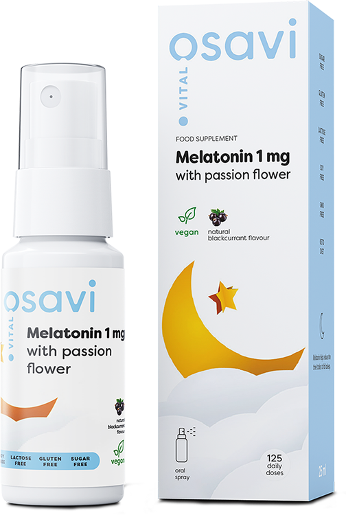 Osavi melatonino purškalas su pasiflora, 25 ml