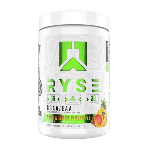 RYSE BCAA + EAA, Strawberry Pineapple - 369 g maisto papildas