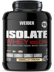Weider Isolate Whey 100 CFM, Vanilės kremas, maisto papildas, baltymai