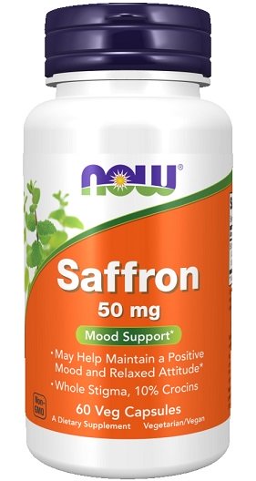 NOW Foods Saffron kapsulės sveikatai