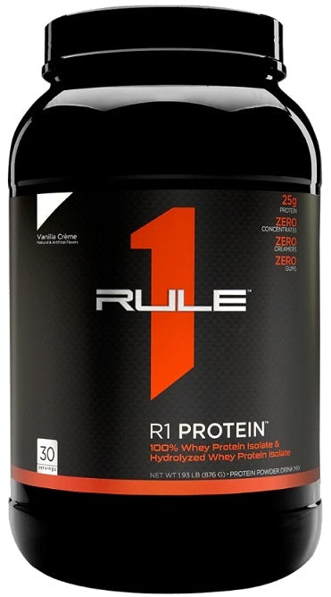 Rule One R1 Protein, Vanilės kremas, 900 g, baltymų papildas