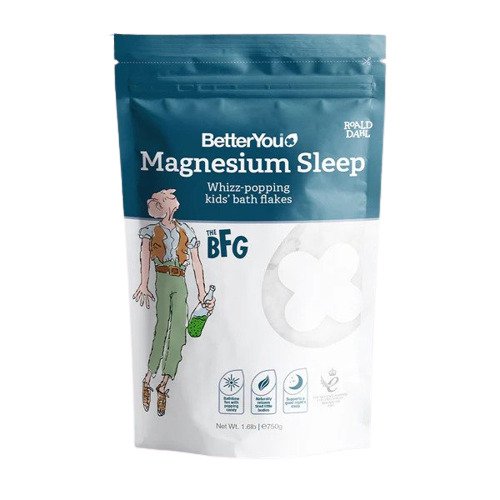 BetterYou Magnesium Sleep vaikų vonios dribsniai