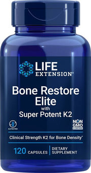 Maisto papildas Bone Restore Elite su K2, 120 kapsulių