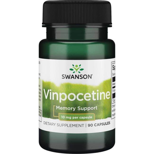Swanson Vinpocetine, 10mg - 90 kapsulių