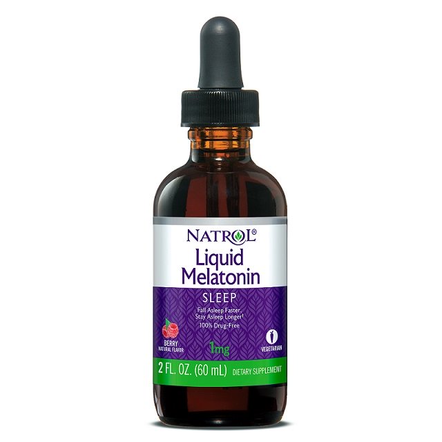 Natrol skystas melatoninas, uogų skonio, 60 ml